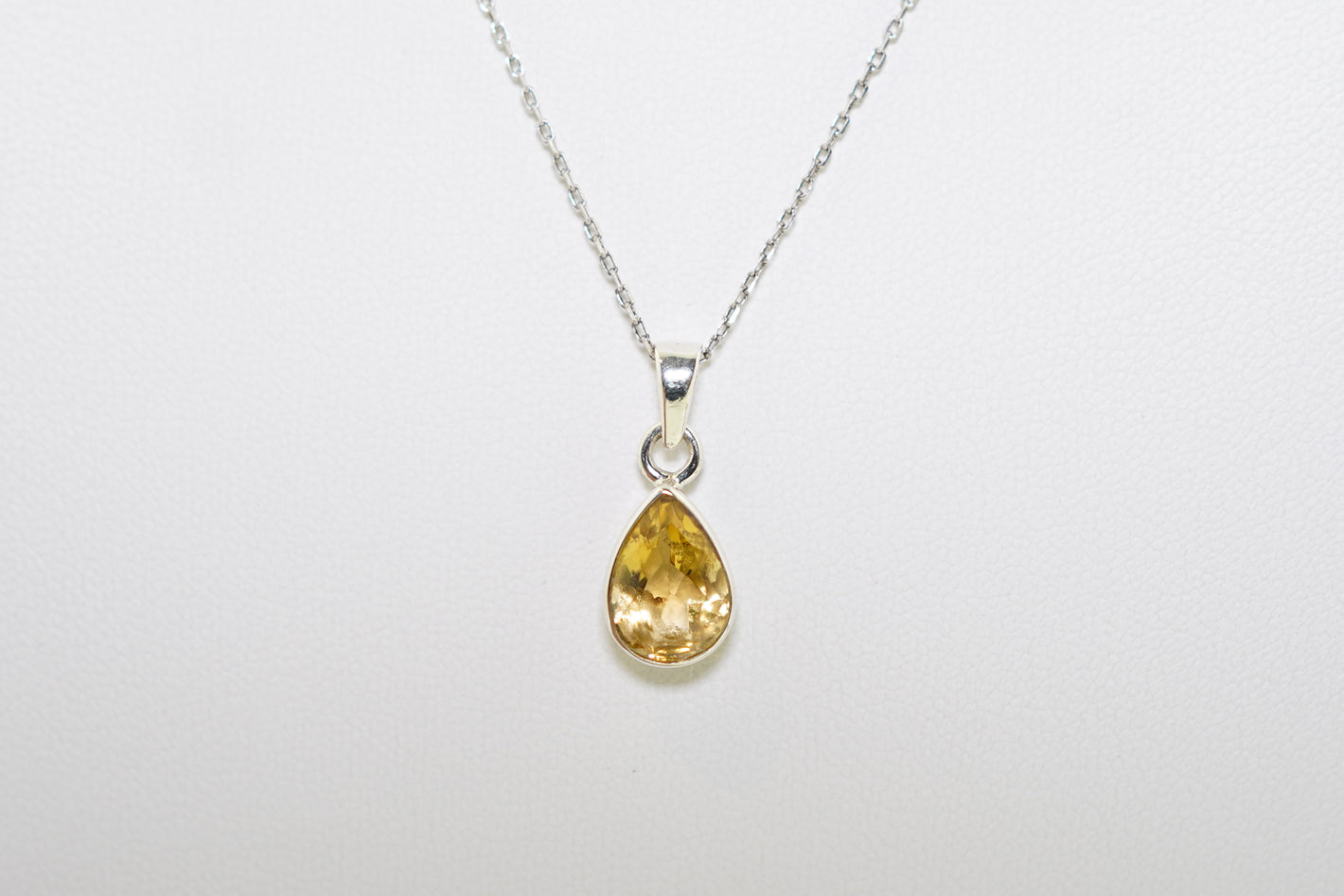 Silver Pendant Citrine