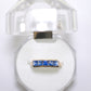 Yellow Gold Ring with Blue Sapphires