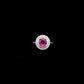 White Gold Ring with Ruby and Diamonds