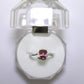 White Gold Ring with Pink Sapphire