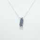 White Gold Pendent with Blue Sapphire