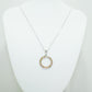 White Gold Pendant with Yellow Sapphires