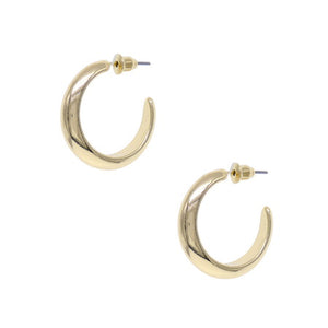 Mini Hoop Earrings - Gold